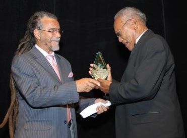 Tommy Cowan and Ernie Ranglin at 13th Annual ReggaeSoca Music Awards Storms Broward County