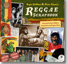 Reggae Scrapbook with reggae memorabilia