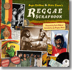 Reggae Scrapbook with reggae memorabilia