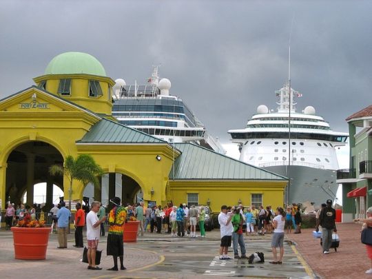 The Queen Victoria Makes Maiden Visit to St. Kitts