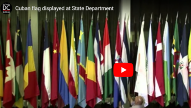 Cuban Flag at State Department