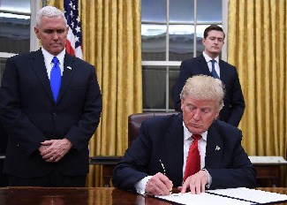 Donald Trump signs Executive Orders