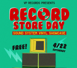 Reggae Event at VP Records Record store day 2017