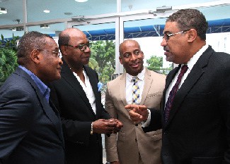 Paul Pennicook, Edmund Bartlett, Omar Robinson, Dr. Wykeham McNeill discuss how Jamaica’s Tourism to Play Greater Role in Reducing Crime