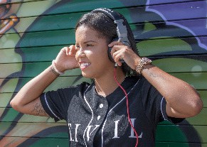 99 Jamz She-J Hercules set for the Miami Carnival performance stage