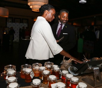 Suzette Lloyd, Franz Hall at Food For the Poor's Flamingle