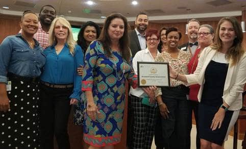 Worksite Wellness Award Presented to Broward County Government Inbox x