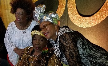 Queens of reggae Judy Mowatt, Rita Marley, Marcia Griffiths