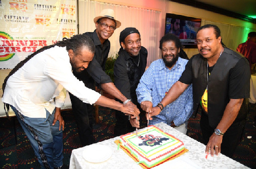 Bad Boys of Reggae, Ian & Roger Lewis Celebrate Receiving Jamaica’s Order of Distinction (OD) Award with bandmates --- keyboardist Bernard “Touter” Harvey, drummer Lancelot Hall and vocalist Trevor “Skatta” Bonnick