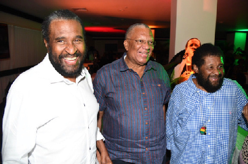 Bad Boys of Reggae, Ian & Roger Lewis Celebrate Receiving Jamaica’s Order of Distinction Award with Peter Phillips