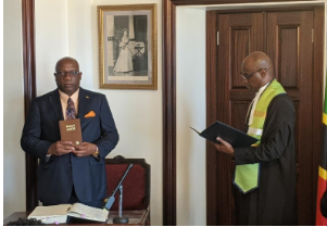 Dr. The Hon.Timothy Harris Sworn in for a Second Term as Prime Minister of St. Kitts and Nevis