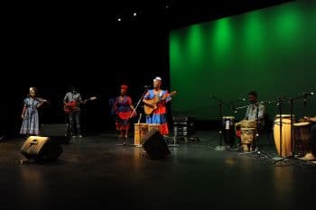 Inez Barlatier  performs for Haitian Heritage Month