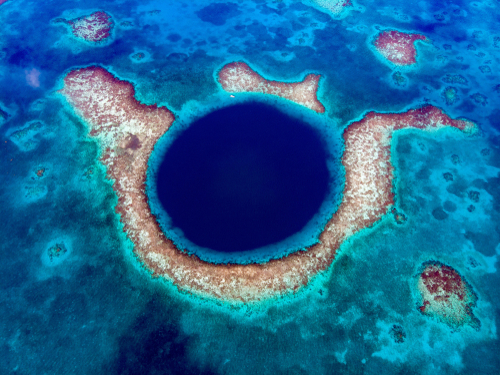 travel to Belize - Great Blue Hole