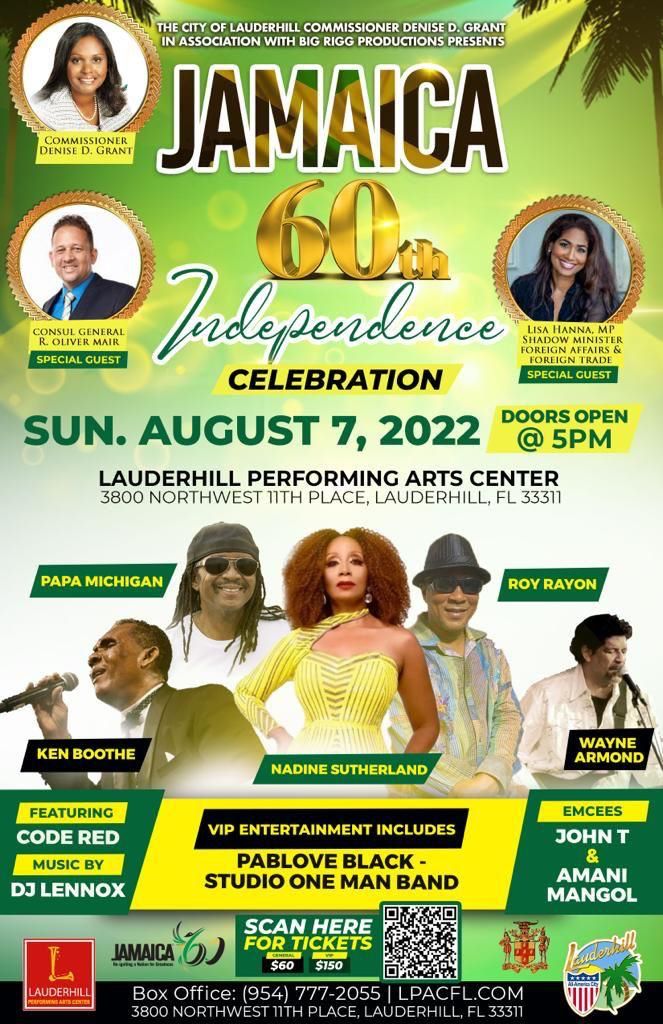 Jamaica 60th Independence Celebration - City of Lauderhill