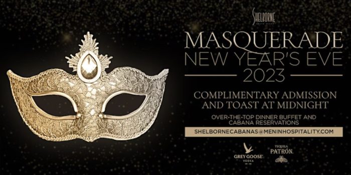 Masquerade NYE Party at Shelborne South Beach