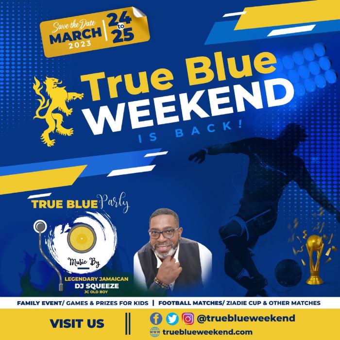 True Blue Weekend Welcome Party