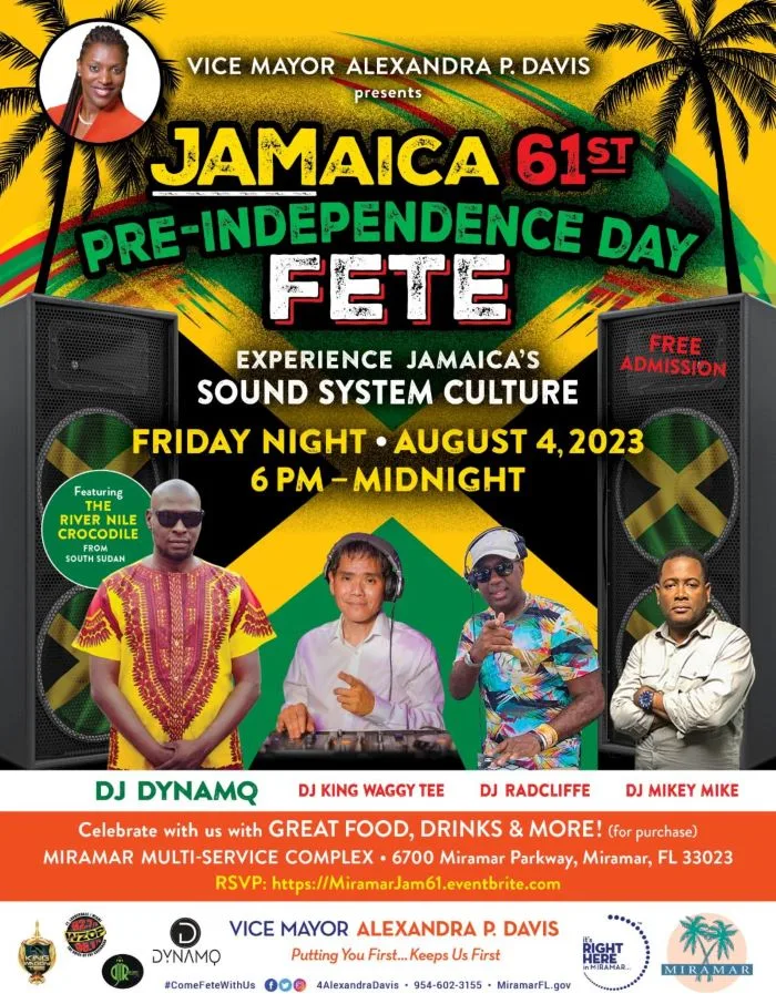 JAMAICA 61st Pre-Independence Day FETE - Miramar