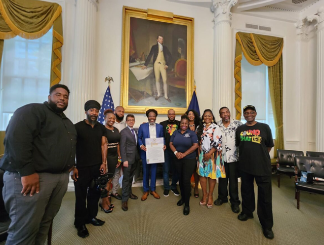 Maverick Garfield "Chin" Bourne Receives Citation from New York City Mayor Eric Adams