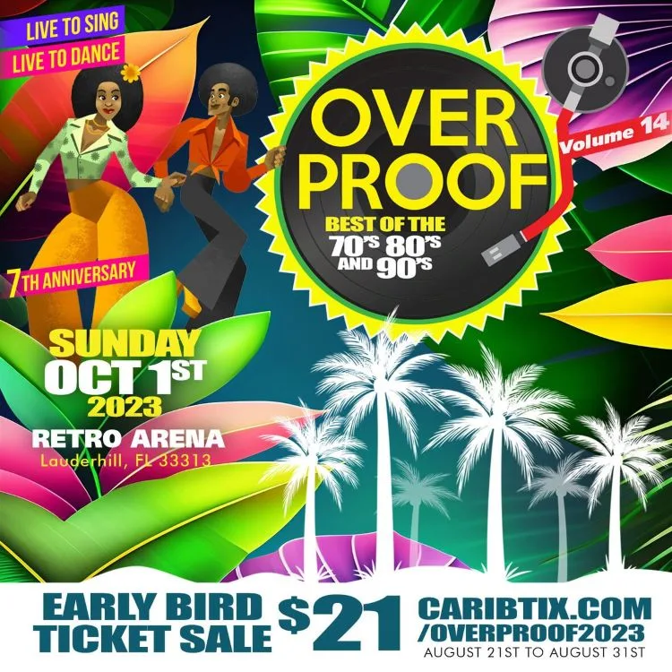 Overproof - Best of the 70's 80's and 90's 7th Anniversary