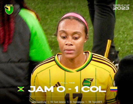 Jamaica Reggae Girlz vs Columbia