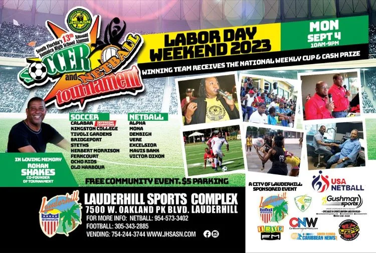 South Florida's 13th Annual Jamaica High School Alumni Soccer and Netball Tournament