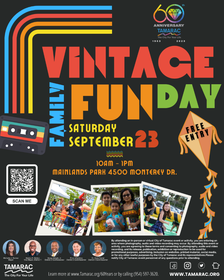 Vintage Family Fun Day presented by The City of Tamarac