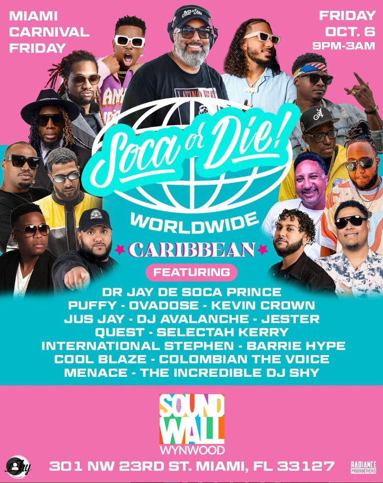 soca or die