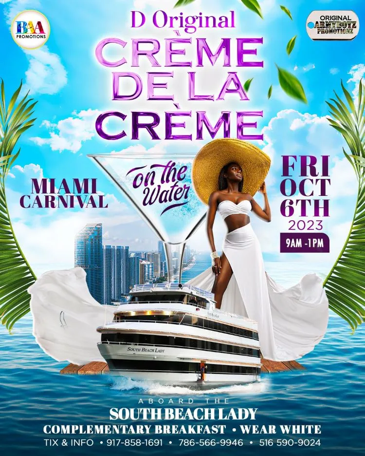 D ORIGINAL CREME DE LA CREME On the water