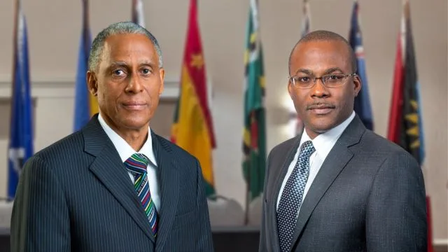 Caribbean Court of Justice and CAJS AI Collaboration - Adrian Saunders, President of the Caribbean Court of Justice, and Bevil Wooding, Executive Director of the Caribbean Agency for Justice Solutions (CAJS).