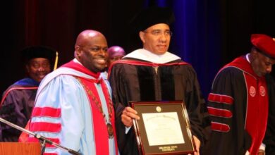 Prime Minister Andrew Holness Honorary Doctorate from Delaware State University, Dr. Tony Allen