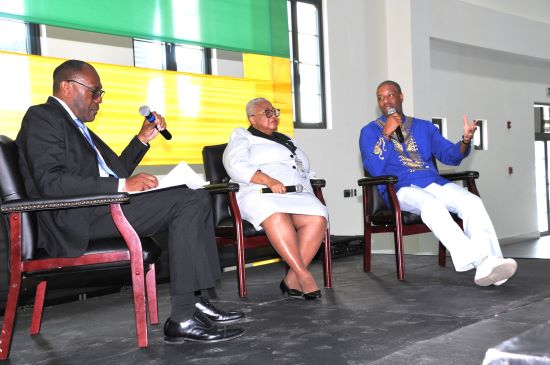 Al Edwards, Dr Marlene Street Forest, David Mullings at Jamaica Diaspora Conference