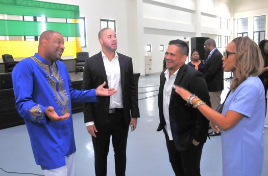 David Mullings, Michael Lee Chin Jr., Josef Powell, Melissa Powell at the Jamaica Diaspora Conference 2024