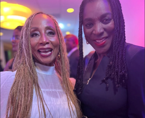 Nadine Sutherland with City of Miramar Vice Mayor Alexandra P. Davis at the Key to the Region Gala on Friday, June 7th.