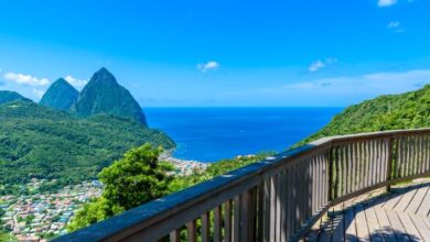 Natural Beauty of the Caribbean Islands - The Pitons of St. Lucia