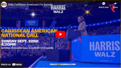 Caribbean Americans Rally for VP Kamala Harris