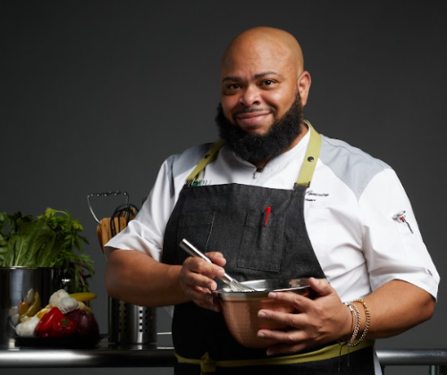 celebrity Chef Alain Lemaire at Grace Jamaican Jerk Festival