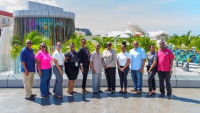 Members of the Nassau Cruise Port marketing team