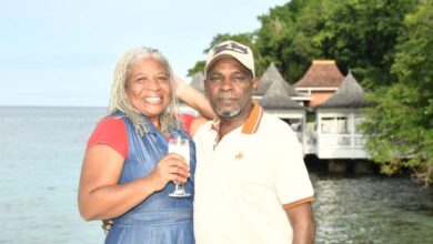 Yvette and Raymond Ramsey at Couples Resort