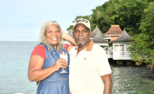 Yvette and Raymond Ramsey at Couples Resort
