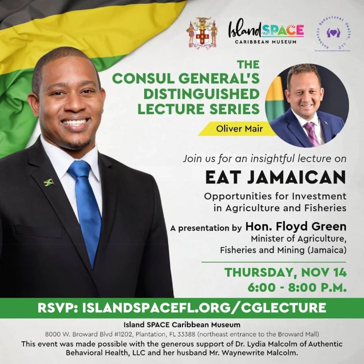 Consul General Oliver Mair’s Distinguished Lecture Series: Hon. Floyd Green