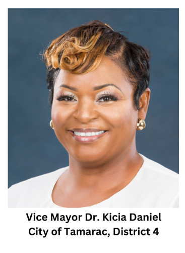 Tamarac City Commission Appoints Dr. Kicia Daniel as Vice Mayor