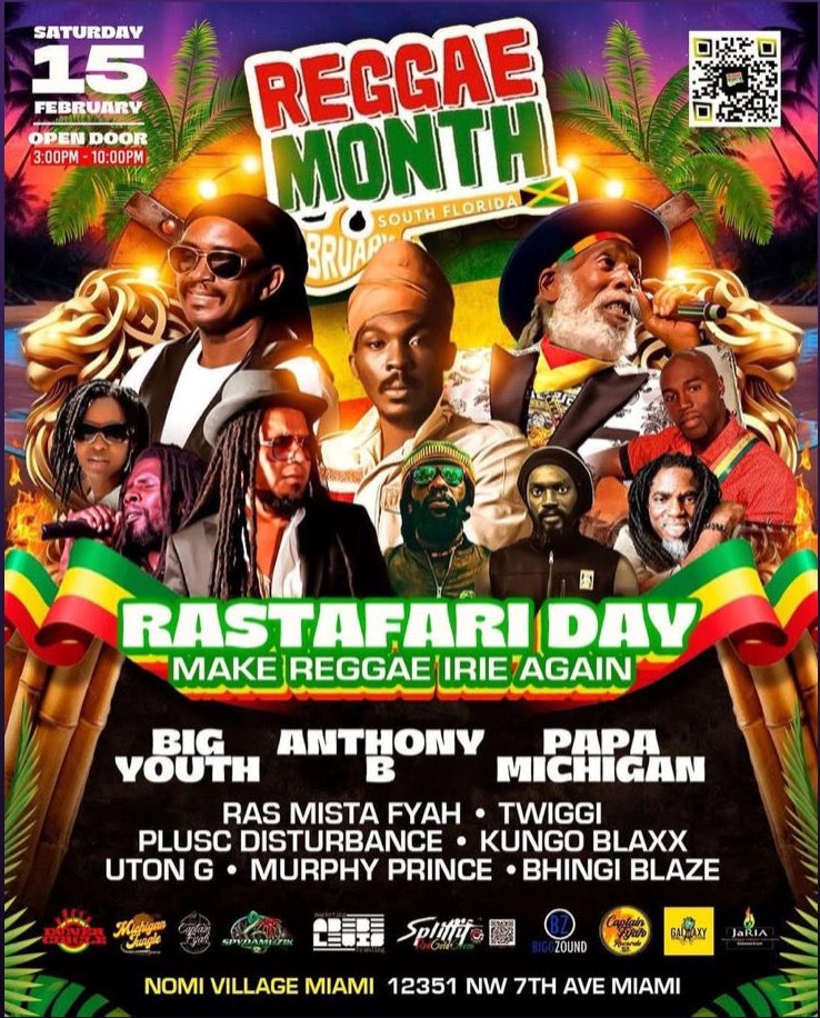 Reggae Month South Florida 2025: Rastafari Day