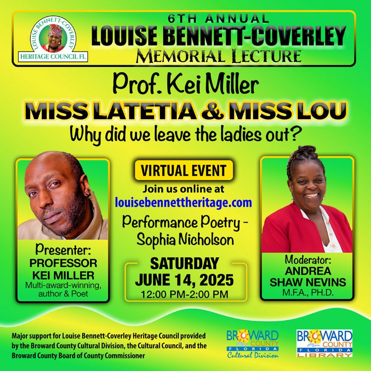 6th Annual Louise Bennett-Coverley Memorial Lecture