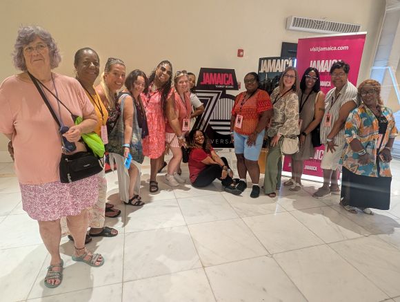 Andi Chase Jamaica Tourist Board with Agents