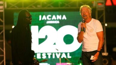 Jesse Royal and Richard Branson