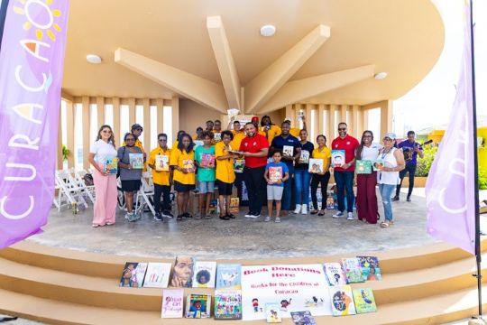 Cultural Cruise Brings Books and Joy to Children In Curaçao