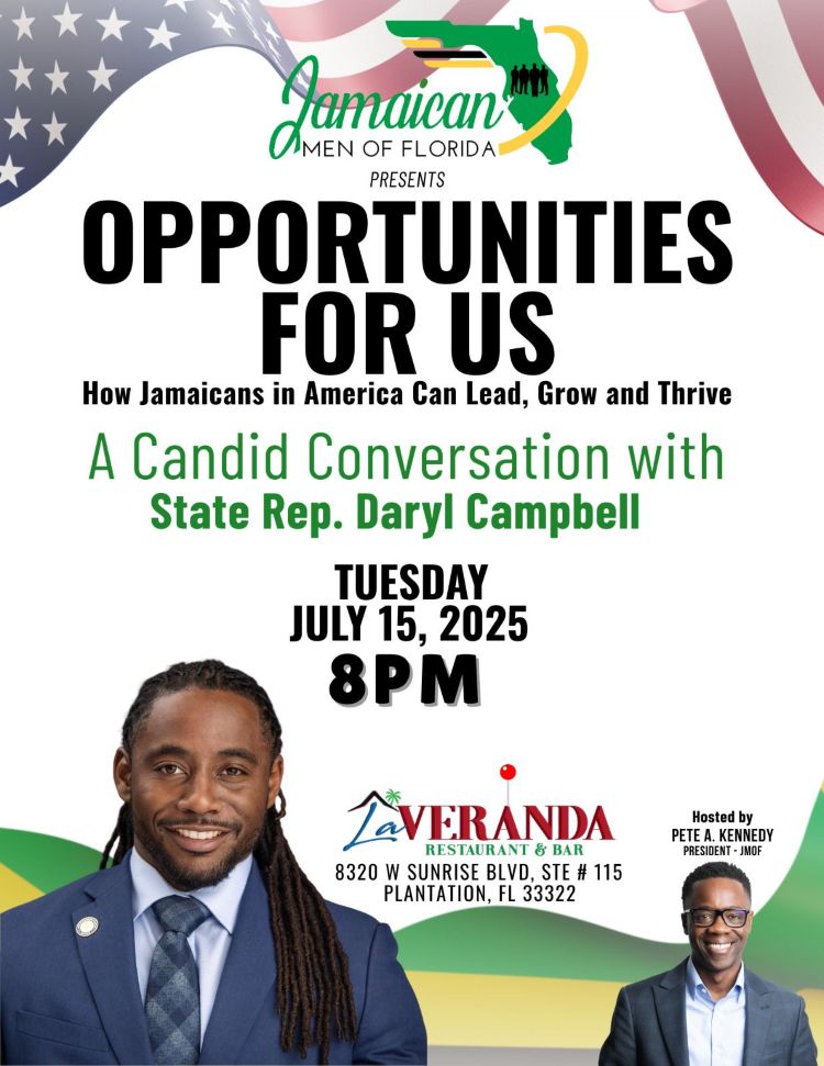 Jamaican Men of Florida: Opportunities For Us