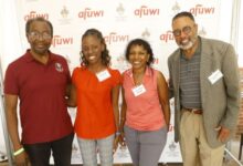 AFUWI's Charity Golf Tournament: Nick Perry, Danielle Brown, Ann-Marie Grant Dr. Cyrus McCalla