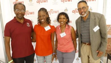 AFUWI's Charity Golf Tournament: Nick Perry, Danielle Brown, Ann-Marie Grant Dr. Cyrus McCalla