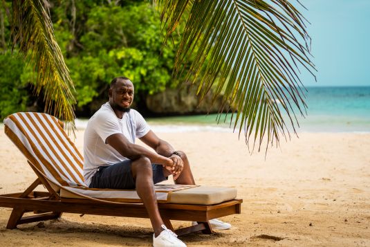 Jamaica Tourist Board Ad: Usain Bolt at Frenchman Cove